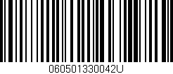Código de barras (EAN, GTIN, SKU, ISBN): '060501330042U'