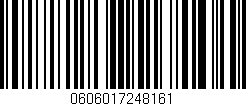 Código de barras (EAN, GTIN, SKU, ISBN): '0606017248161'