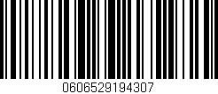 Código de barras (EAN, GTIN, SKU, ISBN): '0606529194307'