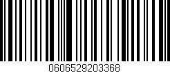 Código de barras (EAN, GTIN, SKU, ISBN): '0606529203368'
