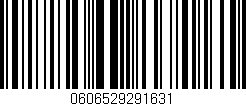 Código de barras (EAN, GTIN, SKU, ISBN): '0606529291631'