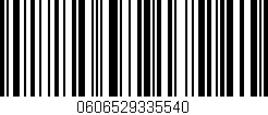 Código de barras (EAN, GTIN, SKU, ISBN): '0606529335540'
