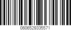Código de barras (EAN, GTIN, SKU, ISBN): '0606529335571'