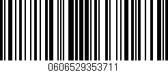Código de barras (EAN, GTIN, SKU, ISBN): '0606529353711'