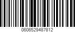 Código de barras (EAN, GTIN, SKU, ISBN): '0606529487812'