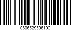 Código de barras (EAN, GTIN, SKU, ISBN): '0606529506193'