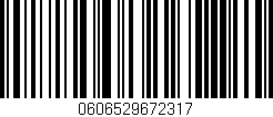 Código de barras (EAN, GTIN, SKU, ISBN): '0606529672317'