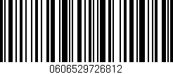 Código de barras (EAN, GTIN, SKU, ISBN): '0606529726812'