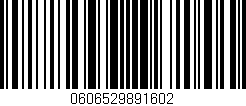 Código de barras (EAN, GTIN, SKU, ISBN): '0606529891602'