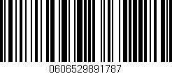 Código de barras (EAN, GTIN, SKU, ISBN): '0606529891787'