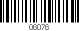 Código de barras (EAN, GTIN, SKU, ISBN): '06076'