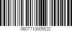 Código de barras (EAN, GTIN, SKU, ISBN): '0607710005532'