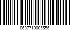 Código de barras (EAN, GTIN, SKU, ISBN): '0607710005556'