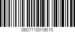 Código de barras (EAN, GTIN, SKU, ISBN): '0607710019515'