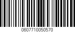 Código de barras (EAN, GTIN, SKU, ISBN): '0607710050570'