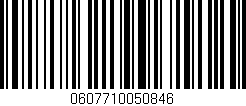 Código de barras (EAN, GTIN, SKU, ISBN): '0607710050846'