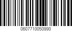 Código de barras (EAN, GTIN, SKU, ISBN): '0607710050990'