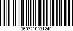 Código de barras (EAN, GTIN, SKU, ISBN): '0607710061248'