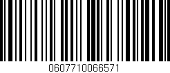 Código de barras (EAN, GTIN, SKU, ISBN): '0607710066571'
