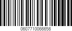 Código de barras (EAN, GTIN, SKU, ISBN): '0607710066656'