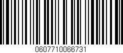 Código de barras (EAN, GTIN, SKU, ISBN): '0607710066731'