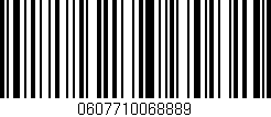 Código de barras (EAN, GTIN, SKU, ISBN): '0607710068889'