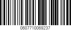 Código de barras (EAN, GTIN, SKU, ISBN): '0607710069237'