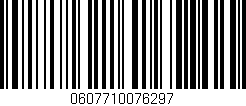 Código de barras (EAN, GTIN, SKU, ISBN): '0607710076297'