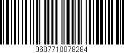 Código de barras (EAN, GTIN, SKU, ISBN): '0607710078284'