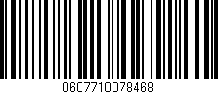 Código de barras (EAN, GTIN, SKU, ISBN): '0607710078468'