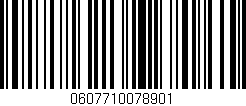 Código de barras (EAN, GTIN, SKU, ISBN): '0607710078901'