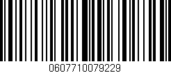 Código de barras (EAN, GTIN, SKU, ISBN): '0607710079229'