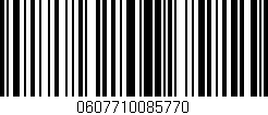 Código de barras (EAN, GTIN, SKU, ISBN): '0607710085770'