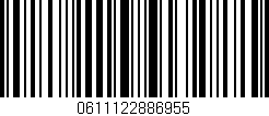 Código de barras (EAN, GTIN, SKU, ISBN): '0611122886955'