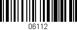 Código de barras (EAN, GTIN, SKU, ISBN): '06112'