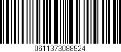 Código de barras (EAN, GTIN, SKU, ISBN): '0611373088924'