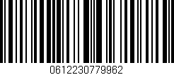 Código de barras (EAN, GTIN, SKU, ISBN): '0612230779962'