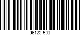 Código de barras (EAN, GTIN, SKU, ISBN): '06123-500'
