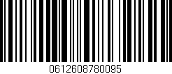 Código de barras (EAN, GTIN, SKU, ISBN): '0612608780095'