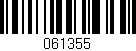 Código de barras (EAN, GTIN, SKU, ISBN): '061355'