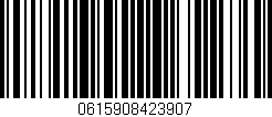 Código de barras (EAN, GTIN, SKU, ISBN): '0615908423907'