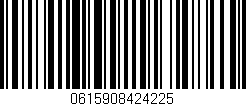 Código de barras (EAN, GTIN, SKU, ISBN): '0615908424225'