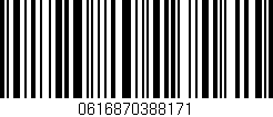 Código de barras (EAN, GTIN, SKU, ISBN): '0616870388171'