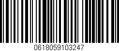 Código de barras (EAN, GTIN, SKU, ISBN): '0618059103247'