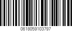 Código de barras (EAN, GTIN, SKU, ISBN): '0618059103797'