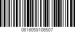 Código de barras (EAN, GTIN, SKU, ISBN): '0618059106507'