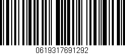Código de barras (EAN, GTIN, SKU, ISBN): '0619317691292'