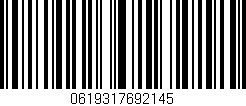 Código de barras (EAN, GTIN, SKU, ISBN): '0619317692145'