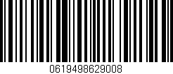 Código de barras (EAN, GTIN, SKU, ISBN): '0619498629008'
