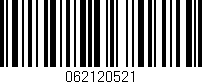 Código de barras (EAN, GTIN, SKU, ISBN): '062120521'